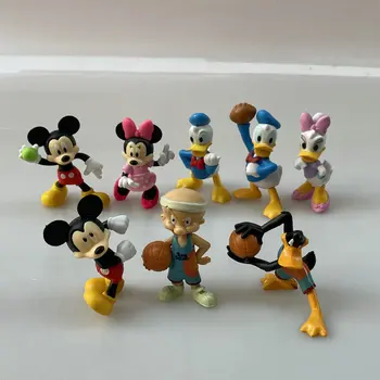 Дисней Микки Маус Дональд Даффи Дак Кукла подарки игрушечная модель аниме фигурки коллекционные украшения