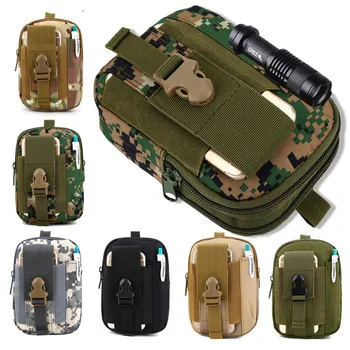 Небольшая поясная сумка Мужская тактическая сумка Molle с поясным карманом Военная поясная сумка для бега, дорожные сумки для кемпинга