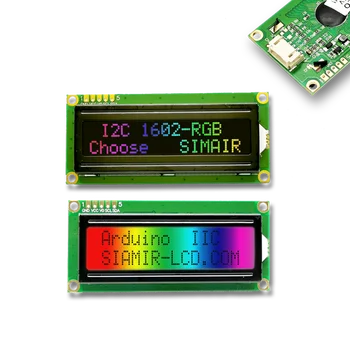 ЖК-дисплей 1602O с RGB-подсветкой 5V SPLC780D COB 80x36 мм 16*2 1602 16 Модуль экрана с точечной матрицей и 16x2-символьным ЖК-дисплеем I2C