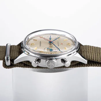 Механизм Чайки 1963 Авиационный Часовой код Ретро Пилот Ретро Сапфировые мужские часы