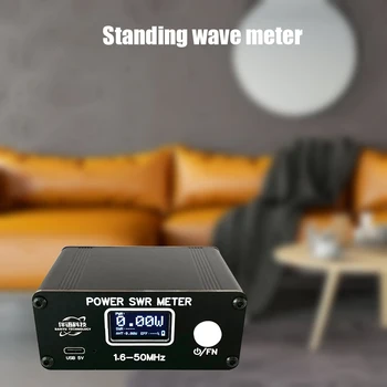 Мини-измеритель стоячей волны мощностью 0,5 Вт-150 Вт, цифровой дисплей, измеритель коэффициента стоячей волны, точность измерения коротковолновой мощности выше 5%