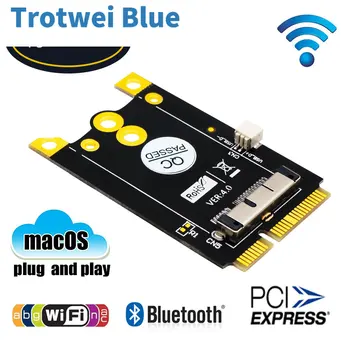 Плата адаптера преобразователя Mini PCIe (mPCIe) для Broadcom BCM94360-2CS/CD/CSAX/CS BCM94331/CD BCM943224P WiFi и Bluetooth-карт