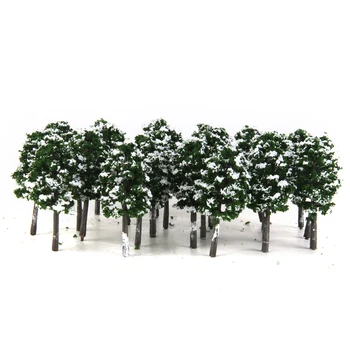 20шт Модель деревьев, стол, пейзаж, декорации 0-го размера