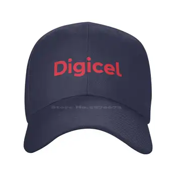 Логотип Digicel с графическим логотипом бренда, высококачественная джинсовая кепка, вязаная шапка, бейсболка