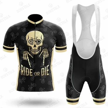 2023 ride or die Новая темно-синяя Велосипедная одежда, Летний комплект из джерси для велоспорта, Рубашки для шоссейных велосипедов, костюм с коротким рукавом, велосипедные шорты-нагрудники