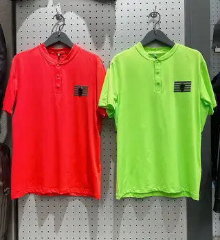 Мужские рубашки для гольфа 2023 Лето Унисекс, Стиль пары, мужская футболка с коротким рукавом, Спортивные топы для гольфа, Дизайн наполовину на молнии сзади