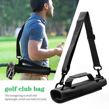 Легкая сумка для клюшки для гольфа, Ручная сумка для оружия, дорожная сумка для Драйвинга, тренировочный чехол для гольфа С регулируемыми плечевыми ремнями