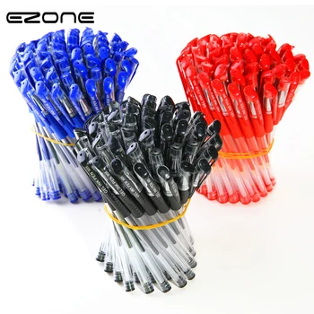 EZONE 20 ШТ Гелевая Ручка 0,5 мм Черные / Синие / Красные Чернила Пуля /Игольчатый Носик Роликовой Ручки С Вытягивающим дизайном, Пишущая Плавно, Канцелярские Принадлежности