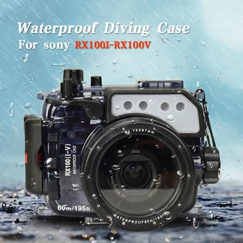 Для цифровой камеры Sony RX100 I II III IV V VI VII Чехол для дайвинга Подводный корпус Водонепроницаемая крышка Водонепроницаемая сумка