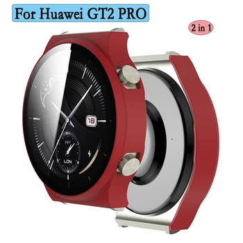 Для Huawei GT2 Pro Матовый защитный чехол для ПК с закаленной пленкой 2 в 1 Чехлы для защиты часов
