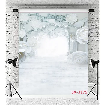 Свадебное платье ZHISUXI Valentine's Пейзажный фон, реквизит для фотосъемки на фоне красивой цветочной стены XH-11