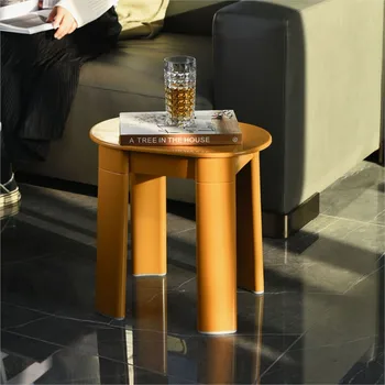 Маленький табурет в минималистском круглом стиле, легкие стулья для гостиной, Пластиковый обеденный стул, Современный домашний туалетный Маленький табурет