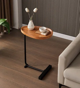 Скандинавский приставной столик Современная гостиная Домашний диван Приставной столик Прикроватный столик для проживания в семье в отеле Железная Сборная мебель для офиса