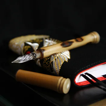 Высококачественная бамбуковая ручка ручной работы ручной работы в стиле ретро