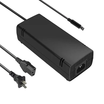 Блок питания адаптера переменного тока с автоматическим напряжением 100-240 В со шнуром питания для консоли Xbox 360E