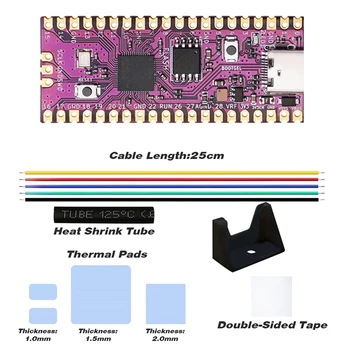 Для Raspberry Picoboot Board Kit RP2040 Двухъядерный Arm Cortex M0 + Процессор 264KB SRAM + 16MB Плата разработки флэш-памяти