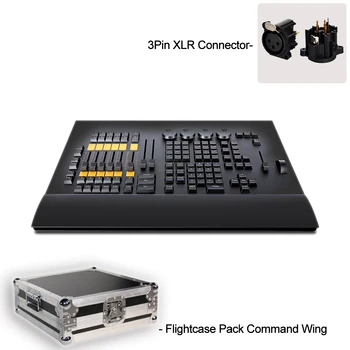 Профессиональная мини-консоль DMX Command Wing Controller для осветительного оборудования для сценических ди-джеев и вечеринок