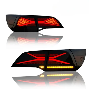 Светодиодные задние фонари BAFIRE 2022, изготовленные на заказ для модели 3 Model Y X-Men, задний фонарь в сборе с двойным желтым сигналом последовательного поворота заднего хода