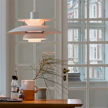Светильник PH5 в скандинавском стиле, датская творческая личность, Гостиная, спальня, кабинет, минималистичный современный подвесной светильник для ресторана и бара