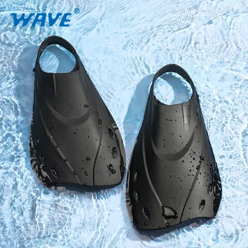 Профессиональное обучение подводному плаванию С маской и трубкой Короткие ласты Для начинающих Гибкая Комфортная обувь для плавания Для взрослых Подводное плавание с аквалангом