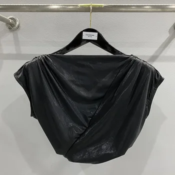 Летние футболки с рисунком Рика Женская одежда Y2k New Ro Owens без рукавов с полой нерегулярной формы Модный и дышащий