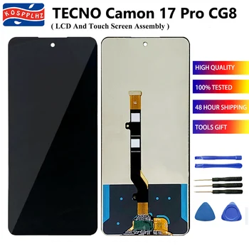 Для Tecno Camon17 CG6 / TECNO Camon17 Pro CG8 ЖК-дисплей + замена сенсорного экрана в сборе + клей