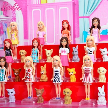 Оригинальная кукла Mattel Mini Barbie Серии Pet Игрушки для девочек Куклы принцессы Одежда и Аксессуары 10 см Boneca Детский подарок на День рождения