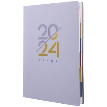 2024 Книга для повестки дня в мягкой обложке, Планировщик для ноутбука, Академический Многофункциональный Органайзер, Бумажный Портативный офис для студентов, Школьный дневник 2023