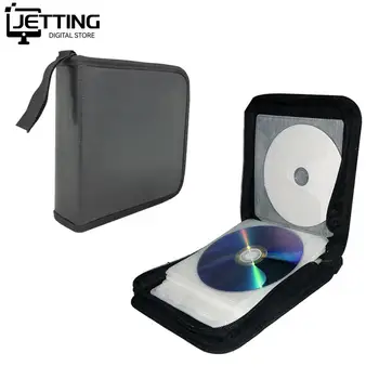 Сумка для хранения компакт-дисков на 40 дисков, двусторонний жесткий альбом, коробка-органайзер для домашнего DVD