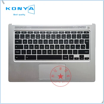 Новый Оригинал для ноутбука HP ChromeBook 13 серии G1, подставка для ладоней, верхняя крышка корпуса с клавиатурой с подсветкой 859535-161
