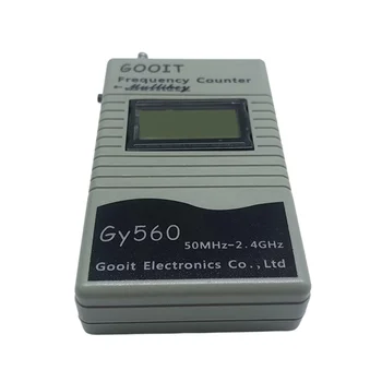 -560 Частотомер Счетчик Тестер Рации Частотомер Диапазон измерения 50 МГц-2,4 ГГц