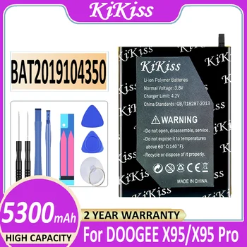 Оригинальный аккумулятор KiKiss BAT2019104350 5300 мАч для мобильного телефона DOOGEE X95 Pro X95Pro Bateria