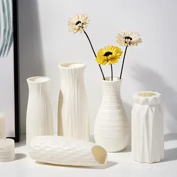 Ваза для растений Долговечная настольная ваза Высокой прочности, привлекающая внимание Современная настольная ваза для цветов, украшение для дома