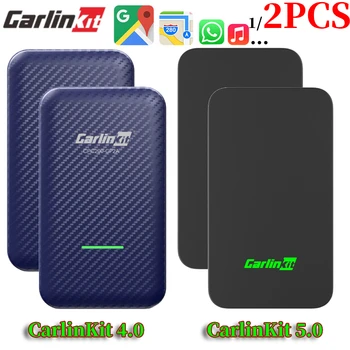 Carlinkit 5.0 4.0 Беспроводной CarPlay Android Auto Adapter Bluetooth Car Play AI Smart Автомобильные Системы для Автомобильного Мультимедийного Видеоплеера