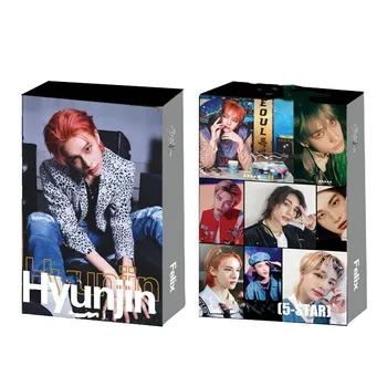 Kpop Idol 55 шт./компл. Lomo Card Stray Kids (5 ЗВЕЗД) Альбом открыток Hyunjin Новая Коллекция Подарков для поклонников фотопечати