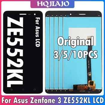3/5/10 Шт. Оригинальный Для Asus ZenFone 3 ZE552KL ЖК-дисплей С Сенсорным Экраном и Цифровым Преобразователем в сборе Z012DA Z012DC Z012D Z012DE Дисплей
