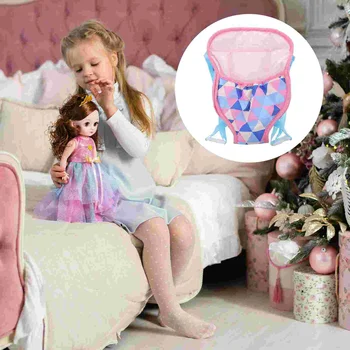 Дышащая переноска Для девочек, Набор мягких игрушек, аксессуары для детского мини-кукольного домика