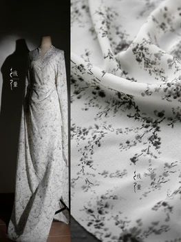 Винтажная литературная ткань, пропускающая влагу, платье из дышащей рубашечной ткани, широкие брюки, Дизайнерская одежда из тканей