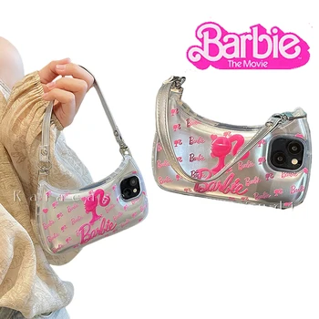 Чехол для мобильного телефона в стиле сумки Барби для Iphone14Promax, чехол для смартфона Kawaii Girls Princess, защитный чехол для женщин