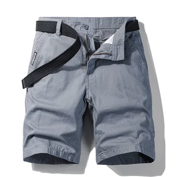 Летние мужские повседневные шорты из хлопка В модном стиле Мужские бермуды Пляжные Короткие Мужские Большие размеры 34 36 38