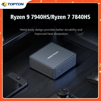 Мини-ПК MINISFORUM UM790 Pro Gaming Mini PC AMD Ryzen 9 7940HS 2 * DDR5 5600 МГц Cold Wave 2.0 2 * PCIE4.0 WiFi6E Window 11 NUC Мини-компьютер
