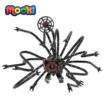 MOOXI Movie Monster Octopus Matrix Sentinel Blocks Развивающая Детская игрушка для детей, Подарочные Строительные Кирпичи, Сборные детали MOC1227