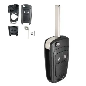 2 Кнопки Замены Ключа Remote Case Shell Fob Для Chevrolet Для Cruze 10-13 Orlando Auto Key Fob Case Автомобильные Аксессуары автомобильный ключ


