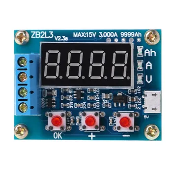 Тестер ZB2L3 Тип разряда внешней нагрузки 1.2-12V Тестер емкости аккумулятора 18650 Измеритель разряда