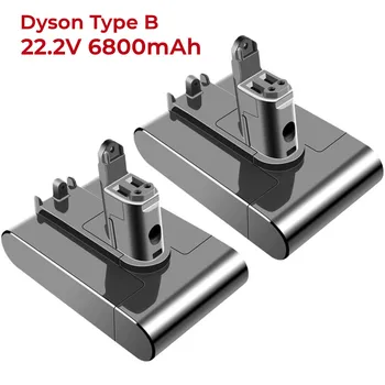 22,2 В 6800 мАч Сменный аккумулятор типа B для пылесоса Dyson DC31 DC35 DC34 DC44 с рукояткой (подходит только для типа B, не подходит для типа A)