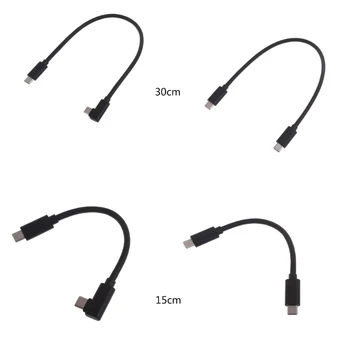 Кабель USB C-USB C мощностью 100 Вт, кабель USBC-USBC Type C-Type C для быстрой зарядки, прямой, подходит для MAC