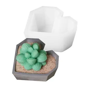 Форма для цветочного горшка 3D Силиконовые формы в форме сердца, бетонные цветочные горшки, форма для кашпо ручной работы для домашнего декора, создавайте потрясающие образы