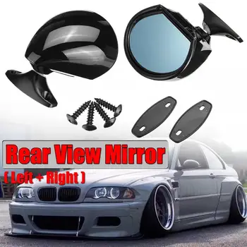 Новая пара Черных Универсальных Ретро Автомобильных Зеркал Зеркало Заднего Вида Боковая Дверь Зеркало Заднего Вида Автомобиля Для Benz Для BMW Для Ford