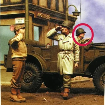 Набор моделей солдата из смолы 1/35 Исторические Военные Офицеры и солдаты Армии США 3 Игрушки в разобранном виде и неокрашенные Поделки 1441