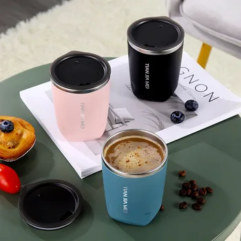 Кофейная кружка из нержавеющей стали, герметичный термос, термос для путешествий, термос с изоляцией, чашка для чая с молоком, бутылка для воды, стакан, посуда для напитков